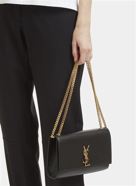 Medium Kate Patent Leather Chain Shoulder Bag 